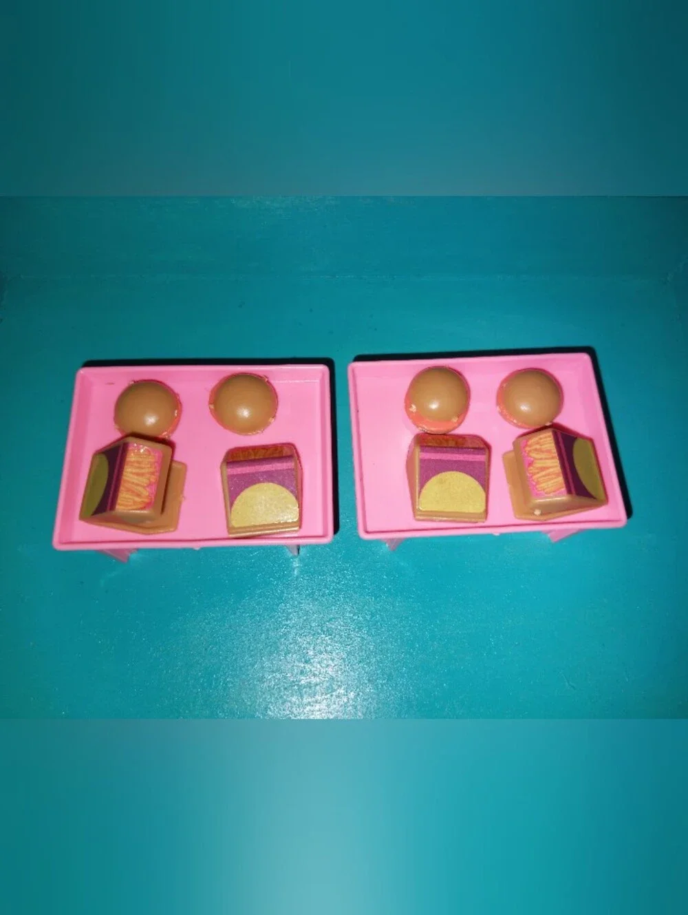 Barbie doll food hamburger & french fries fast food